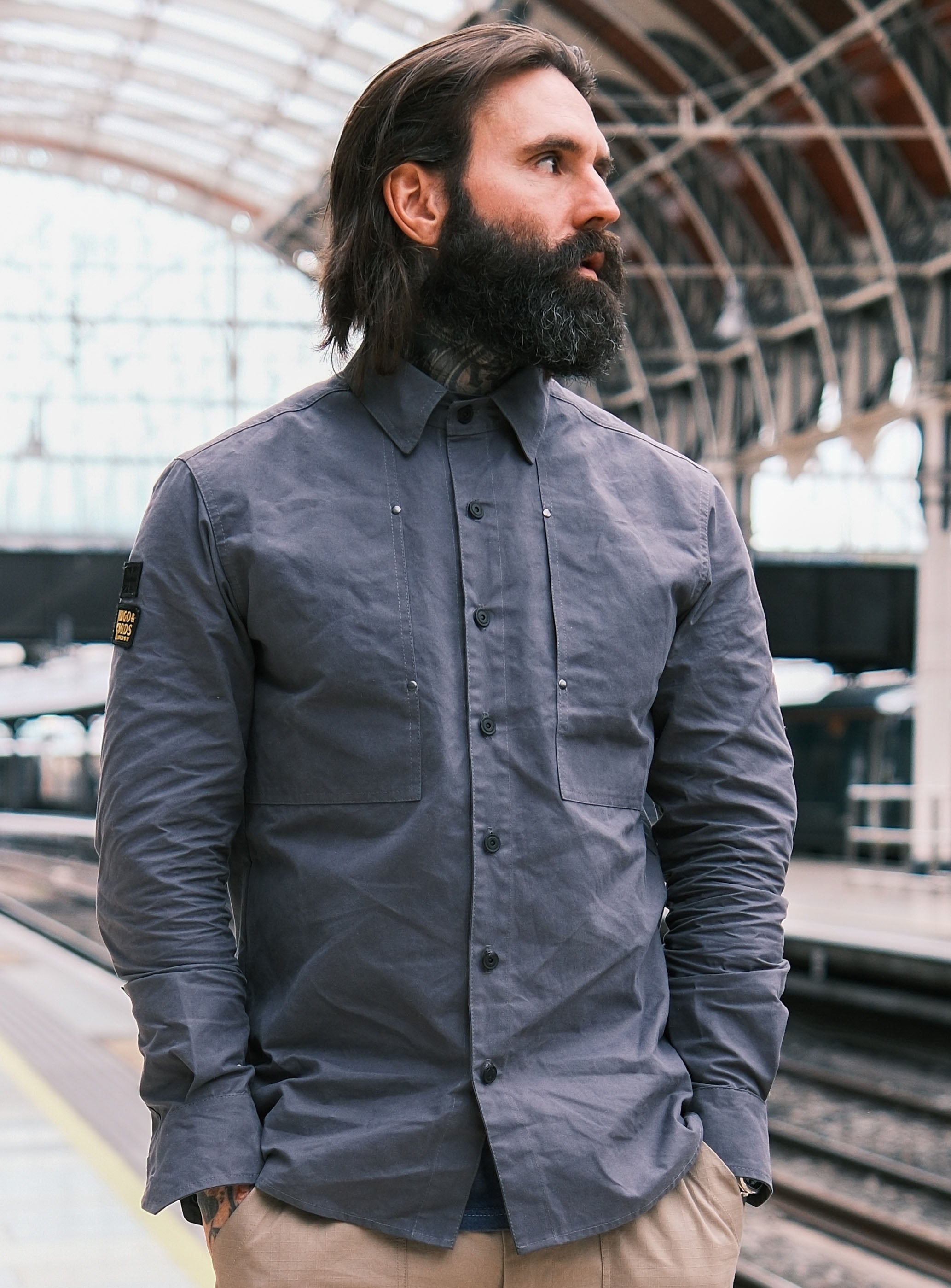 ULTERIOR INDIGO OVER SHIRT Overshirts – Indigo and Goods