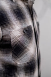 Bronson Shirt- Black Olive Cream Flannel Check