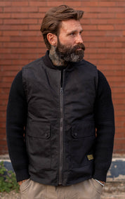 Stealth Zip Gilet - Bullet Cloth Black