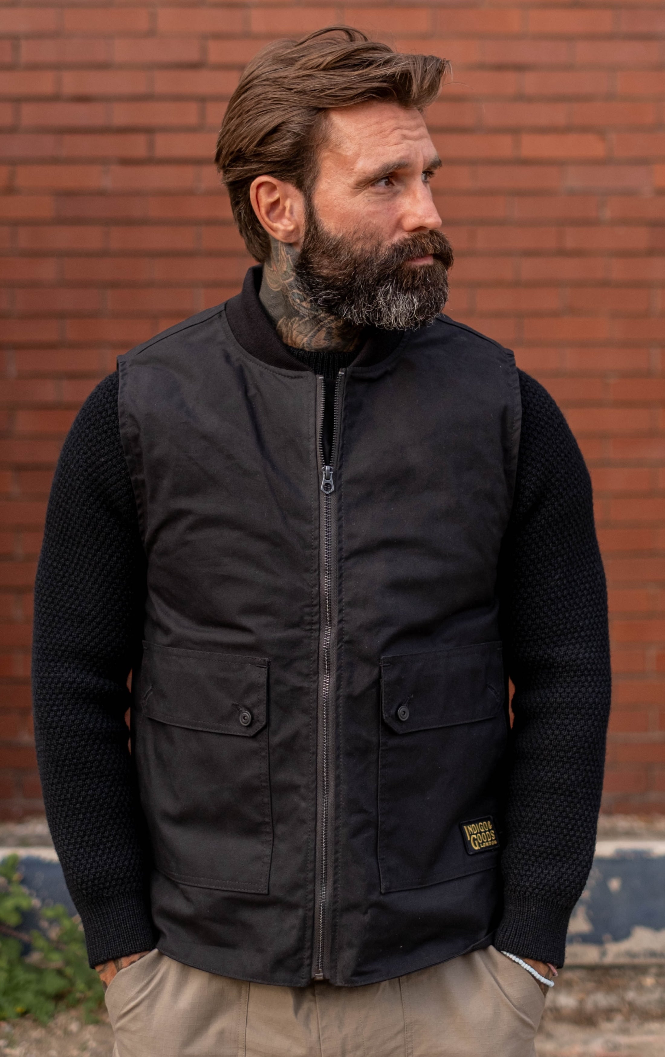 Stealth Zip Gilet - Bullet Cloth Black