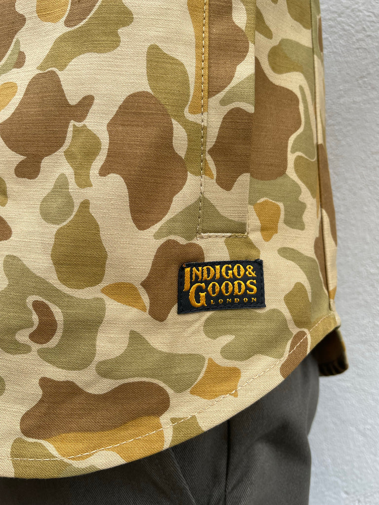 Turbo Shirt Jacket - Frogskin Camo – Indigo and Goods