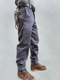 English Worker Trouser - Slate Grey Cotton Twill