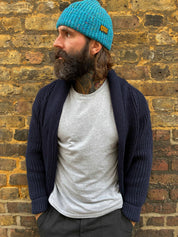 Shawl Collar Cardigan - Navy