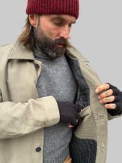 English Worker Jacket - Moleskin OLIVE