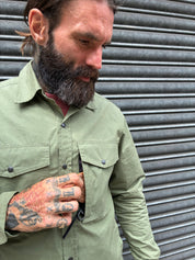 Turbo Shirt Jacket - Weathered Cotton - Jungle Green