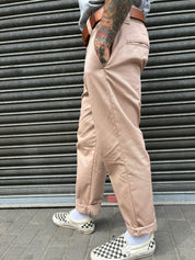 English Worker Trouser in Desert Khaki Cotton Twill