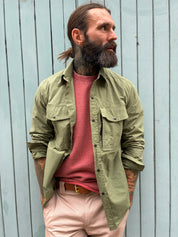 Turbo Shirt Jacket - Weathered Cotton - Jungle Green