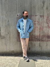 English Worker Jacket - BOX FIT - Faded Blue