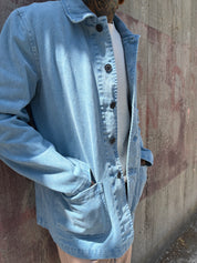 English Worker Jacket - BOX FIT - Faded Blue
