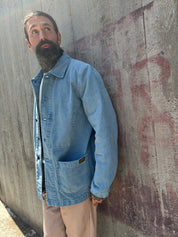 English Worker Jacket - BOX FIT - Faded Blue
