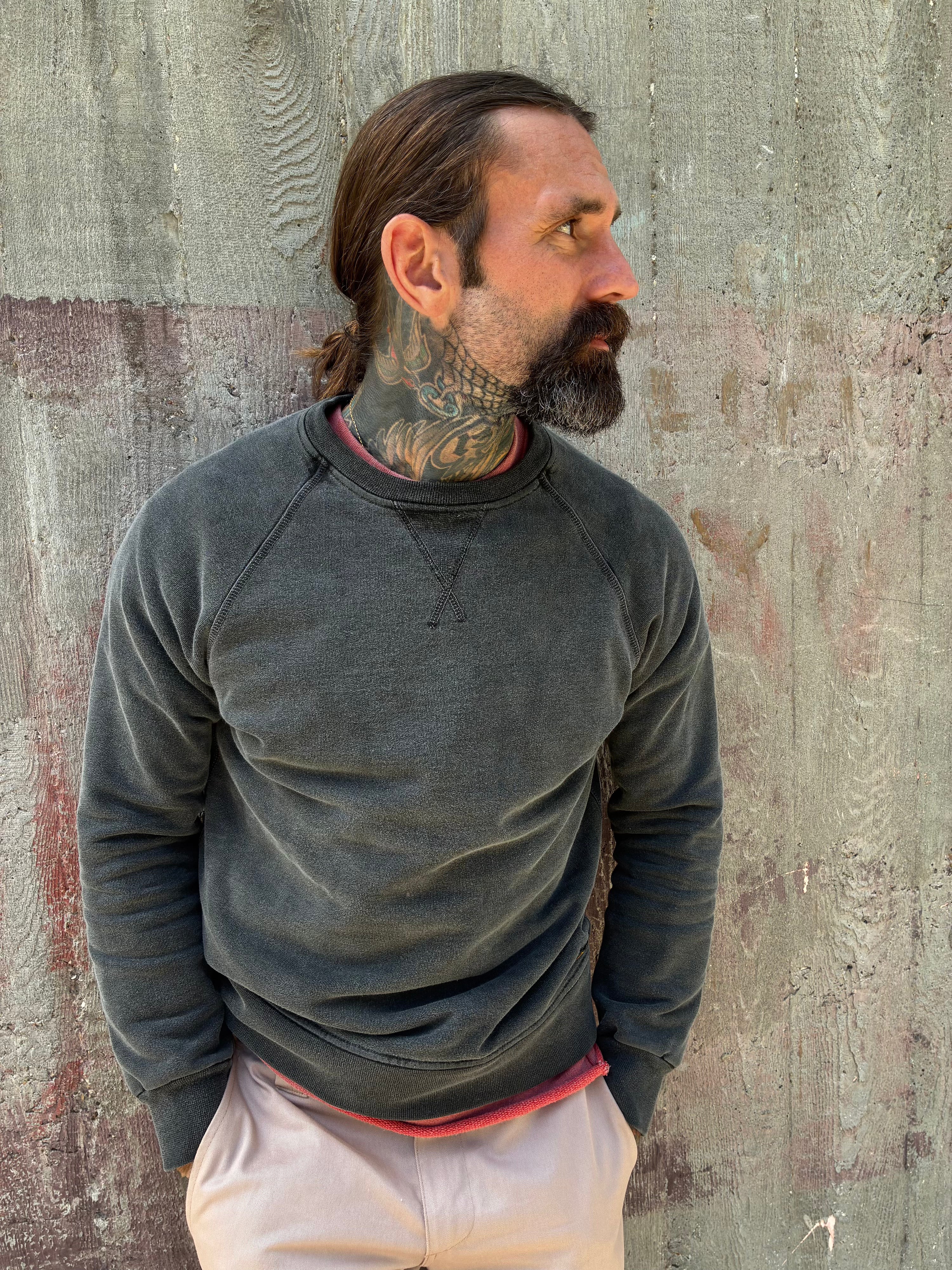 English Sweatshirt - Washed Charcoal