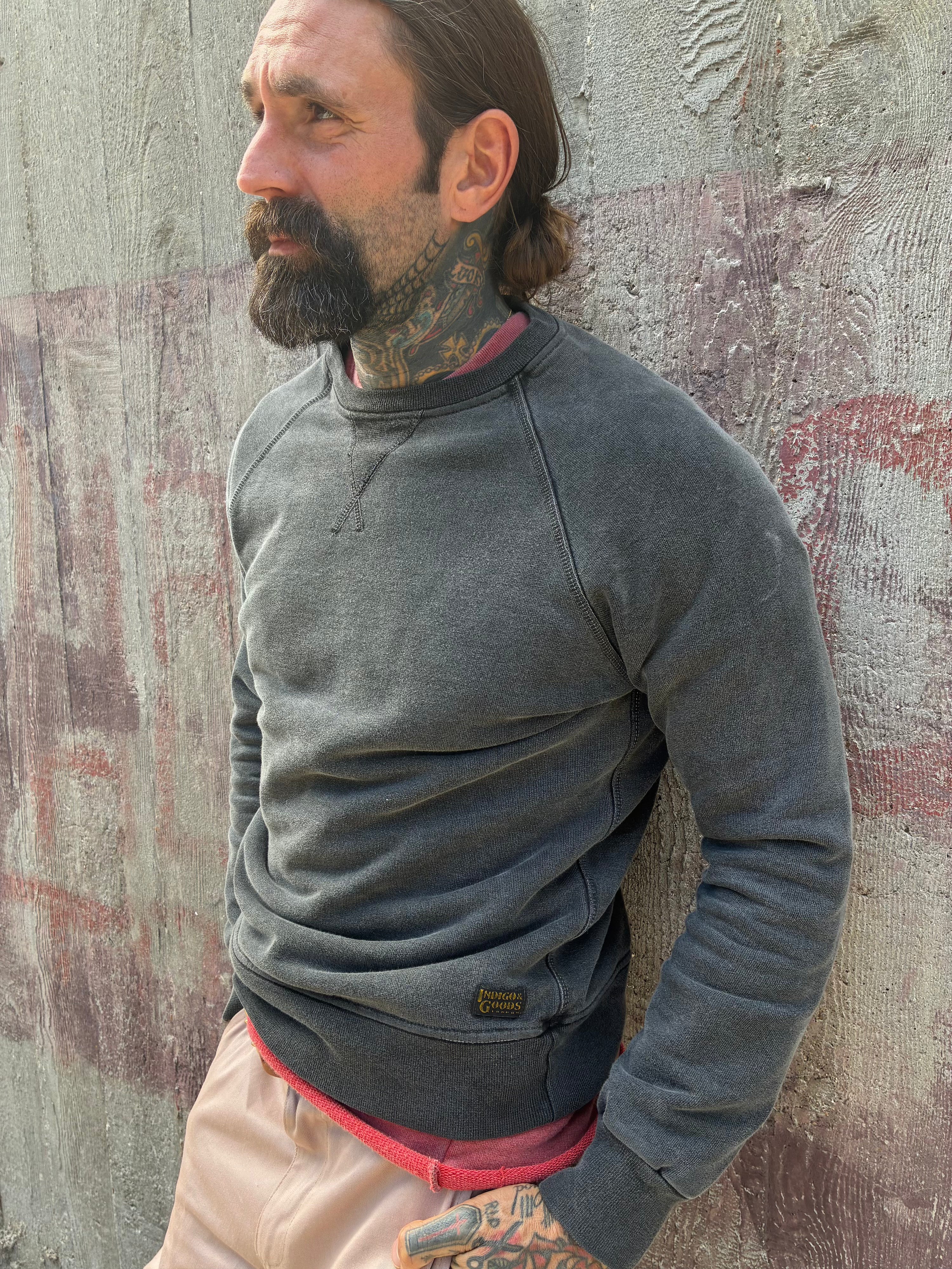 English Sweatshirt - Washed Charcoal