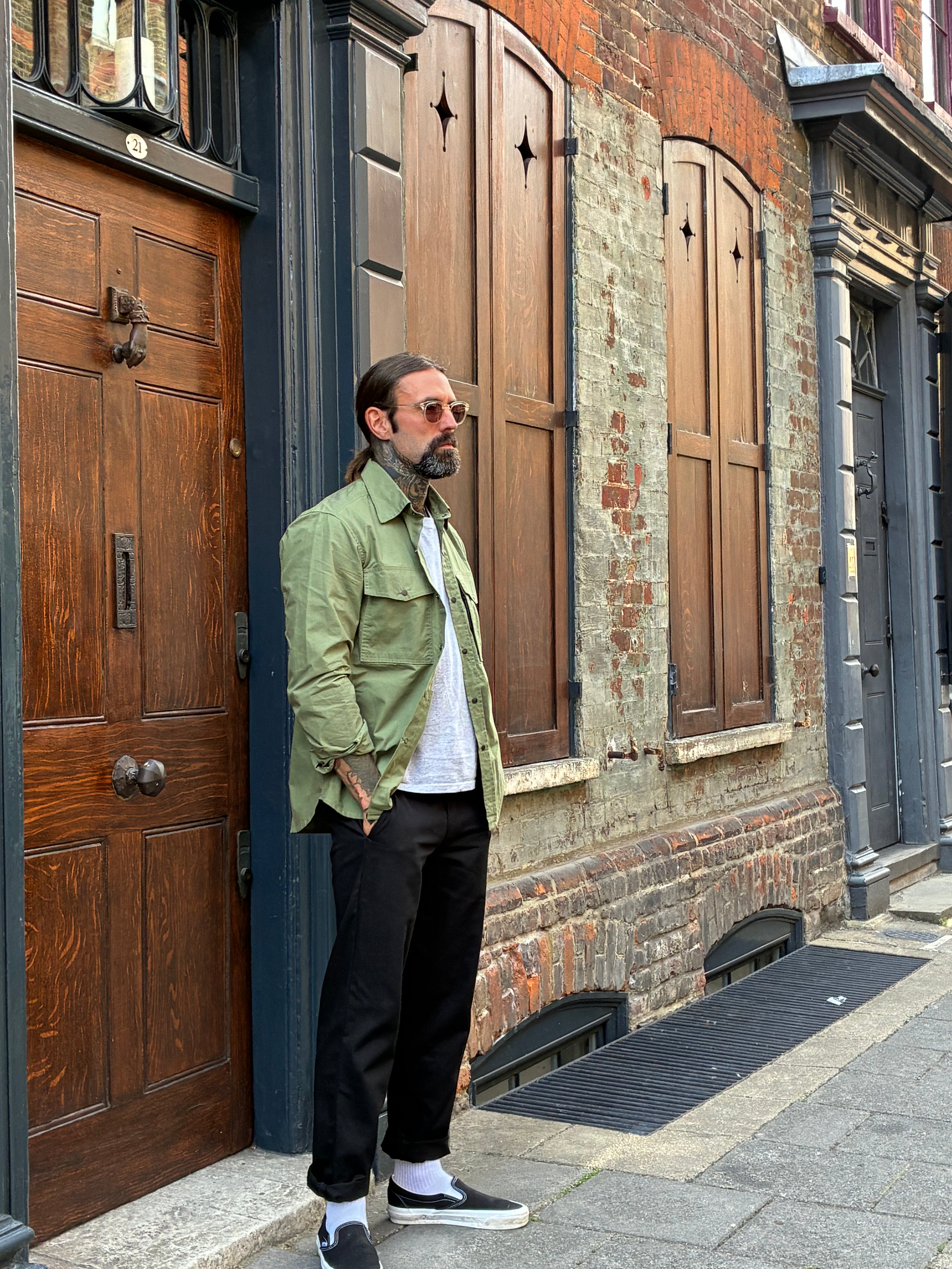 Turbo Shirt Jacket - Weathered Cotton - Jungle Green