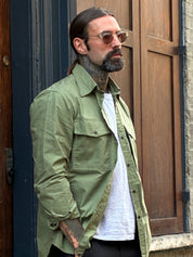 Turbo Shirt Jacket - Weathered Cotton - Jungle Green