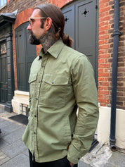 Turbo Shirt Jacket - Weathered Cotton - Jungle Green