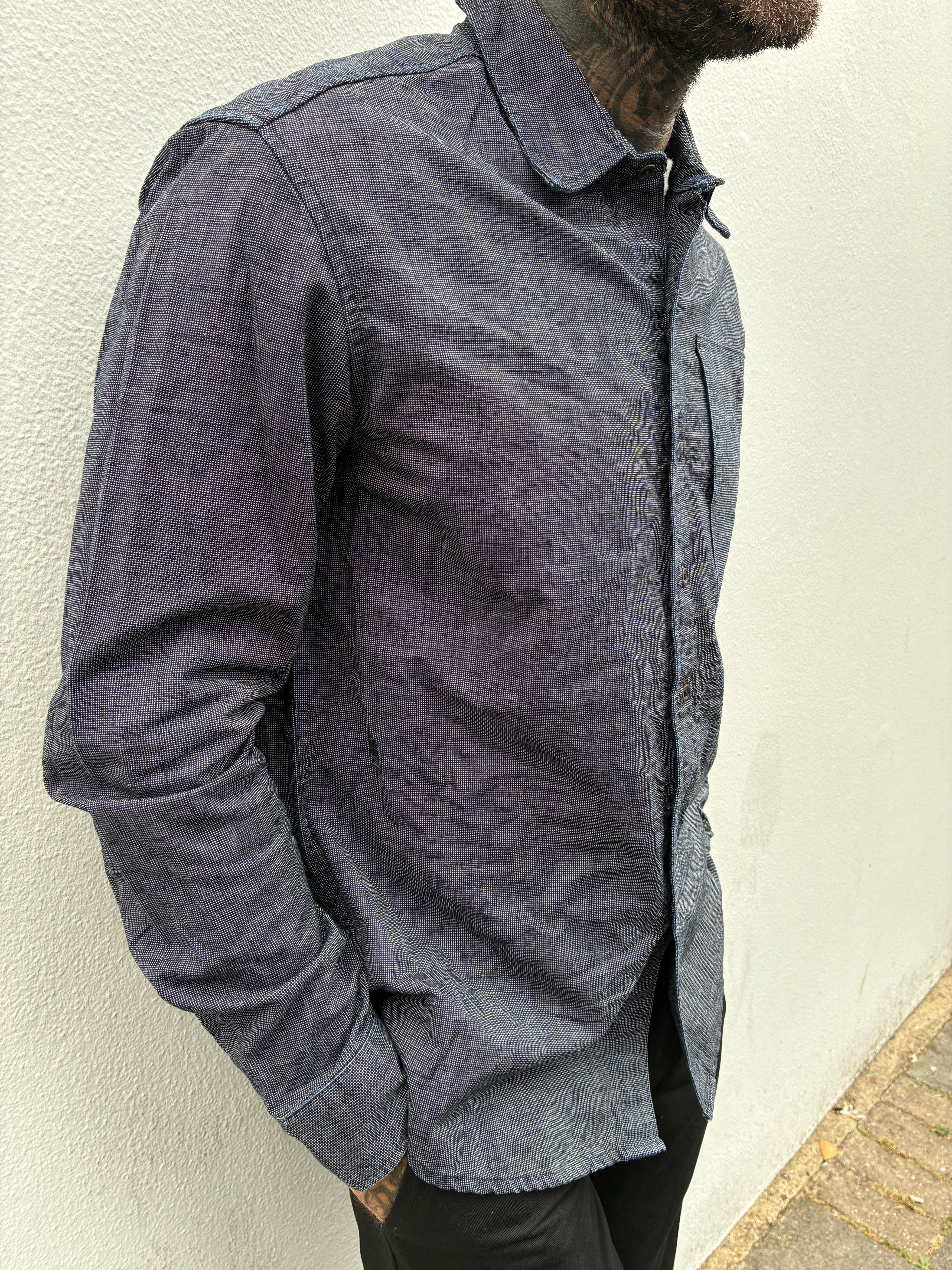 Supply Pocket Shirt- Indigo