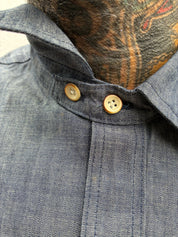 Assorted Pocket Shirt- Indigo Chambray