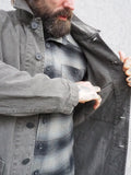 English Worker Jacket - BOX FIT - Washed Charcoal