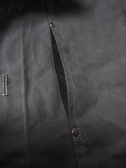 English Terrace Overshirt - HEAVY WEATHERED COTTON - Slate Grey