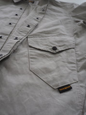 Drop Pocket Shirt - Weathered Cotton - Lt. Stone