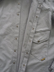 Drop Pocket Shirt - MidWeight Cotton - Slate Grey