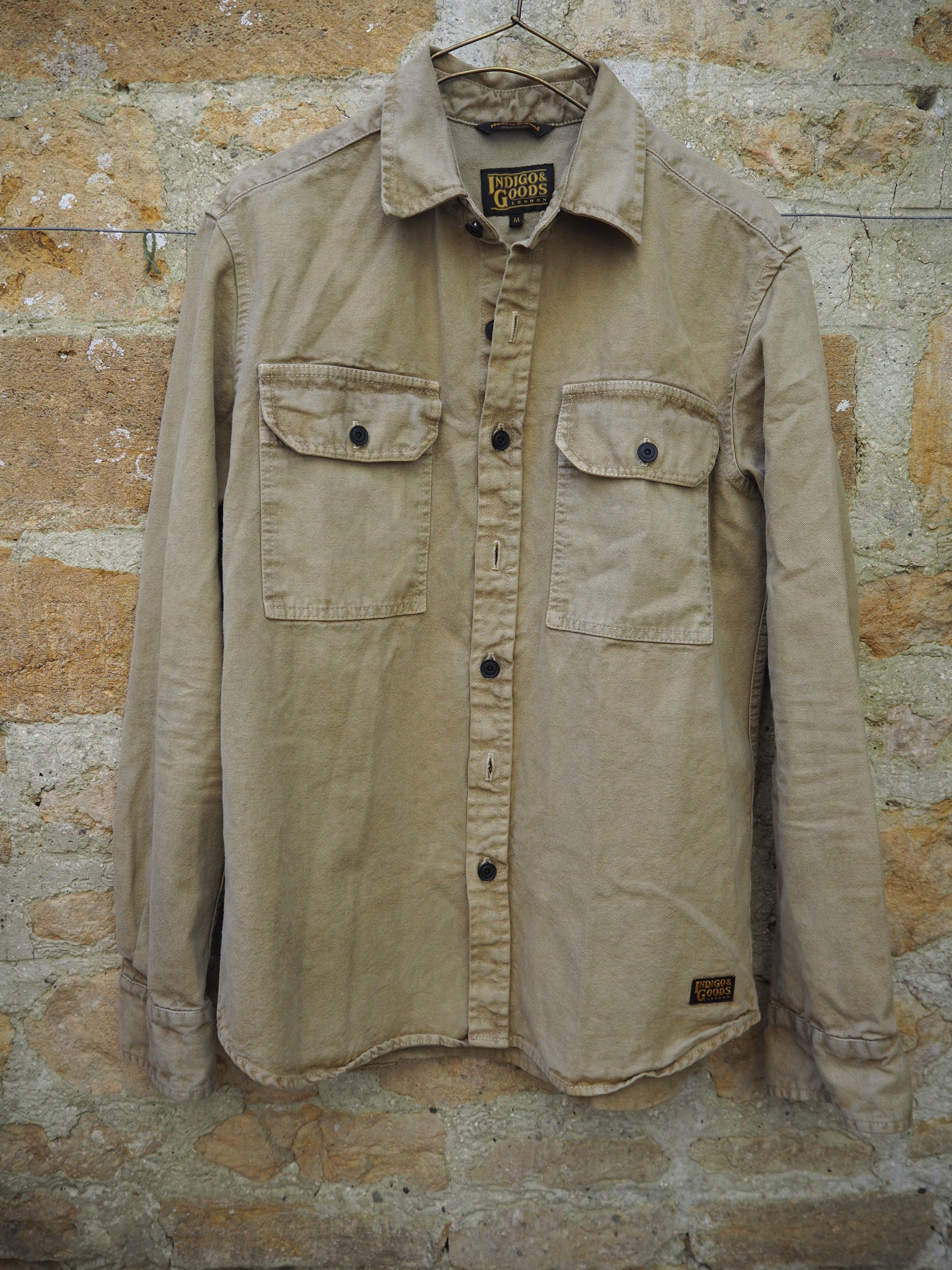 Assault Overshirt- Age Dye Sand
