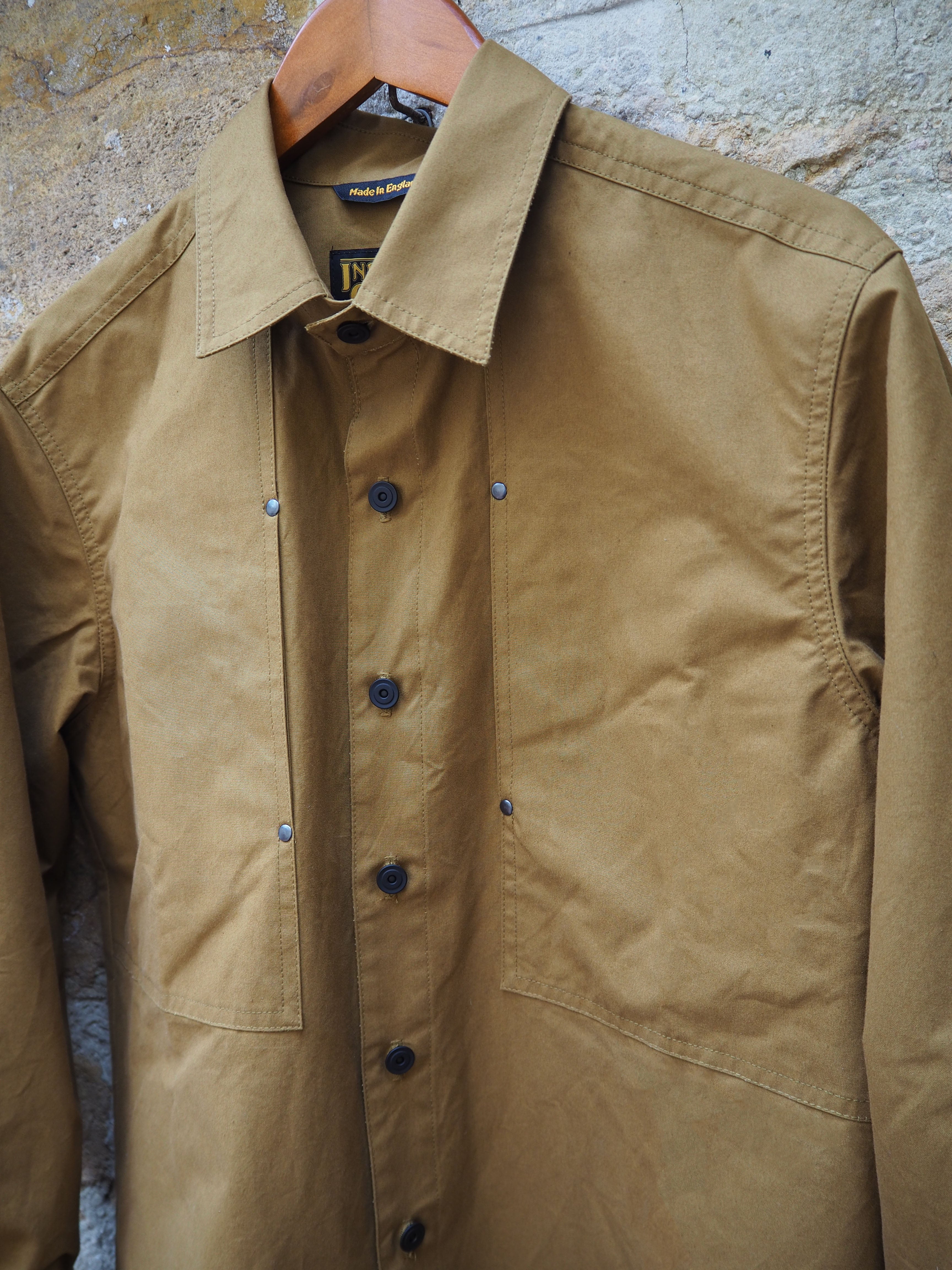 English Terrace Overshirt - MIDWEIGHT COTTON - Rust