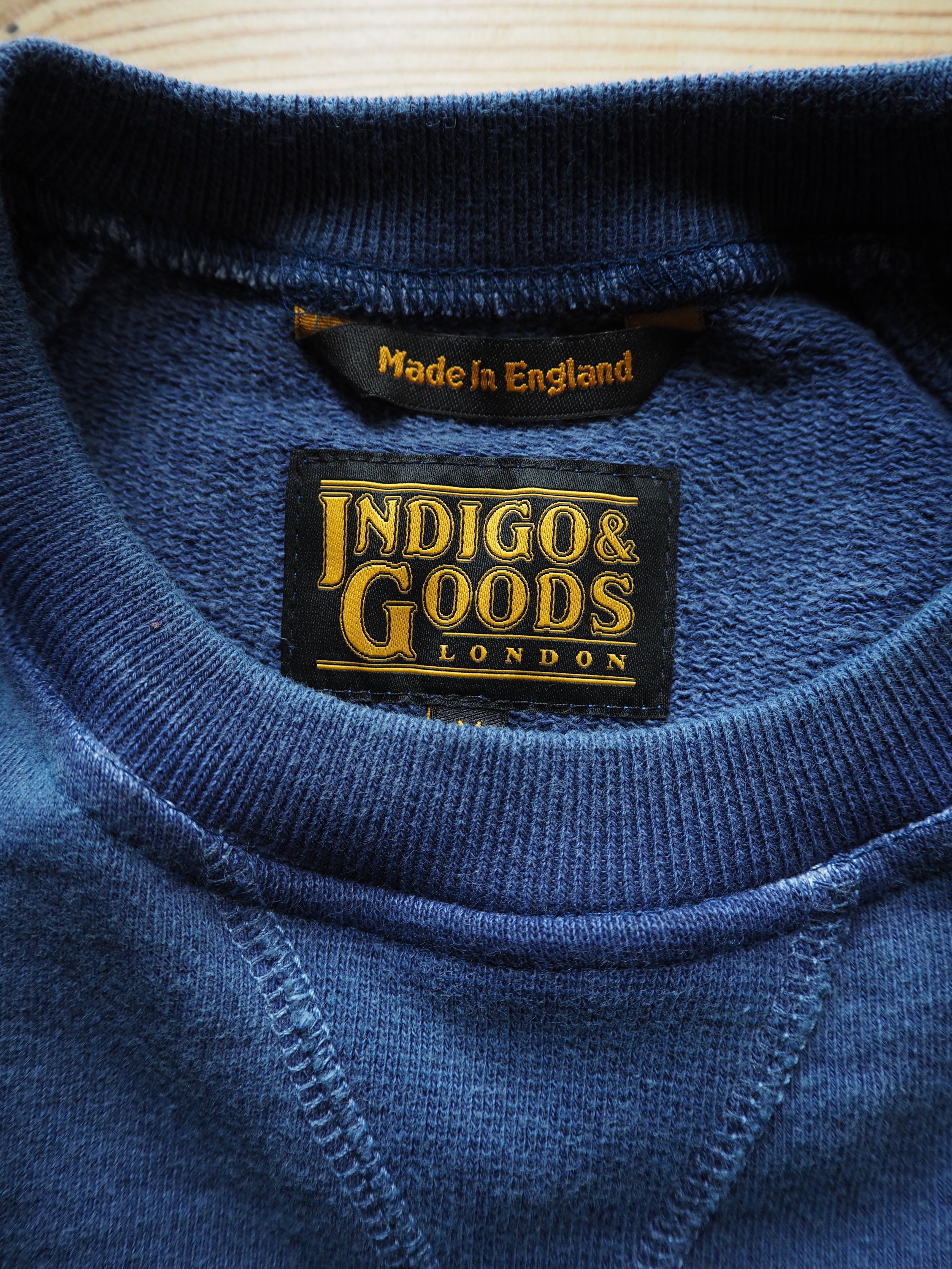 English Sweatshirt - Washed Blue