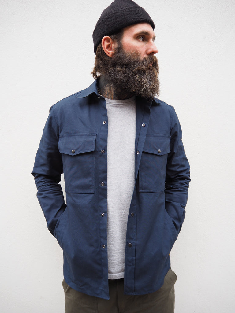 Turbo Shirt Jacket - Bullet Cloth Navy – Indigo and Goods