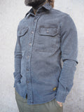 Assault Overshirt- Vintage Dye Smoke Blue