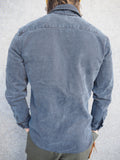 Assault Overshirt- Vintage Dye Smoke Blue