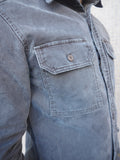 Assault Overshirt- Vintage Dye Smoke Blue