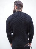 English Cable Sweater - Black