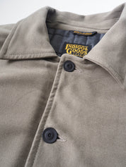 English Worker Jacket - Moleskin OLIVE