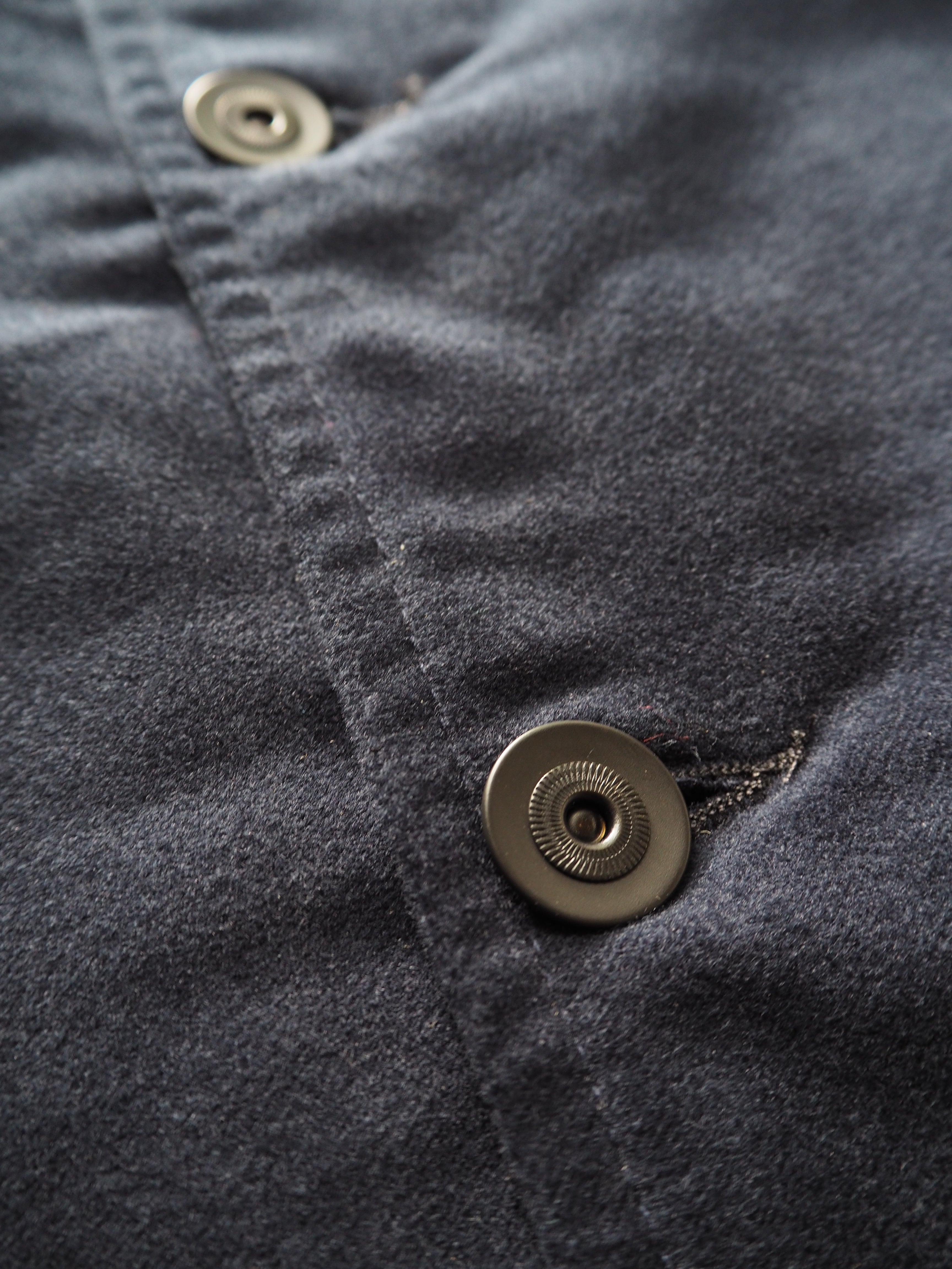 English Worker Jacket - Moleskin NAVY