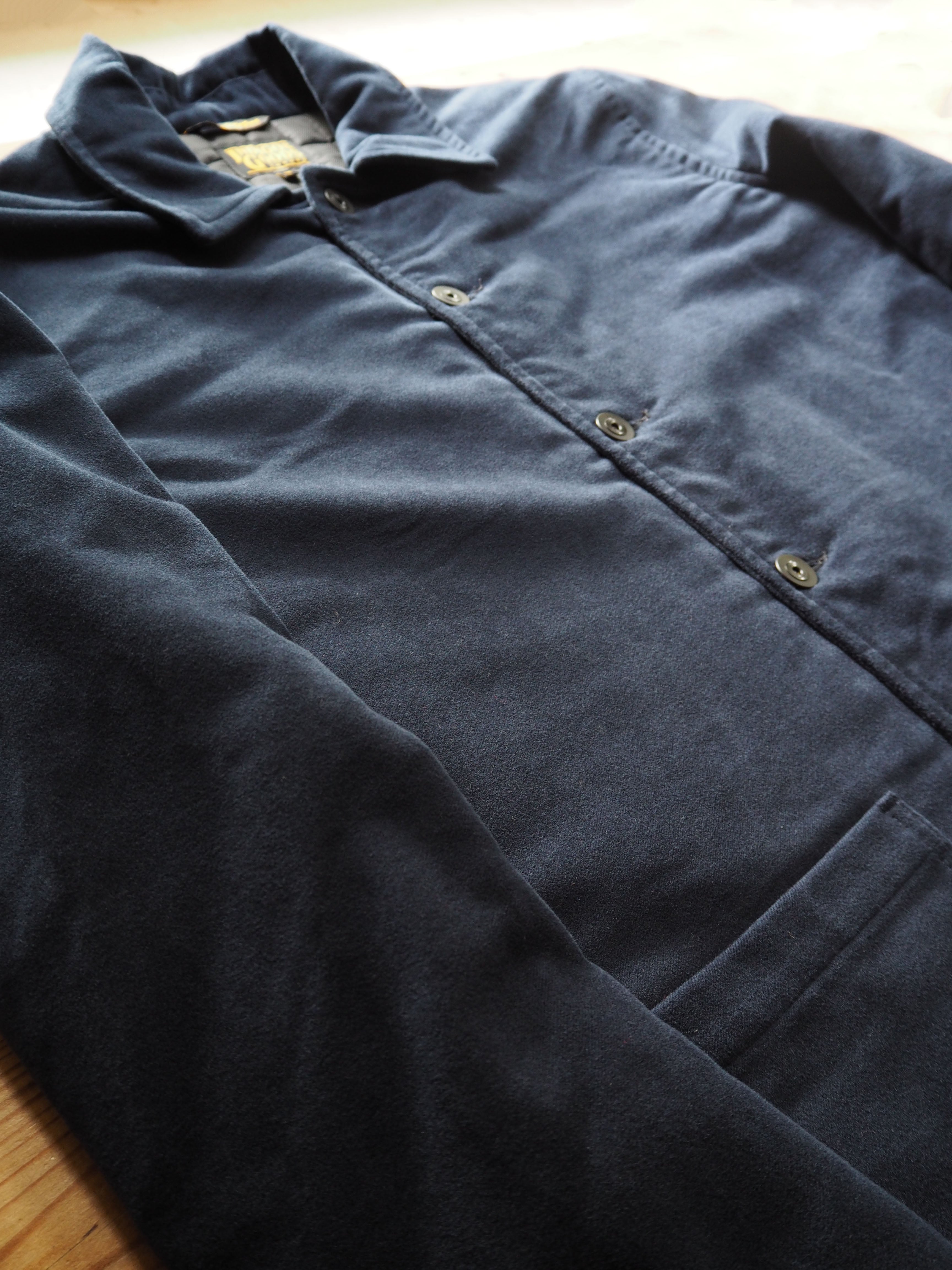 English Worker Jacket - Moleskin NAVY