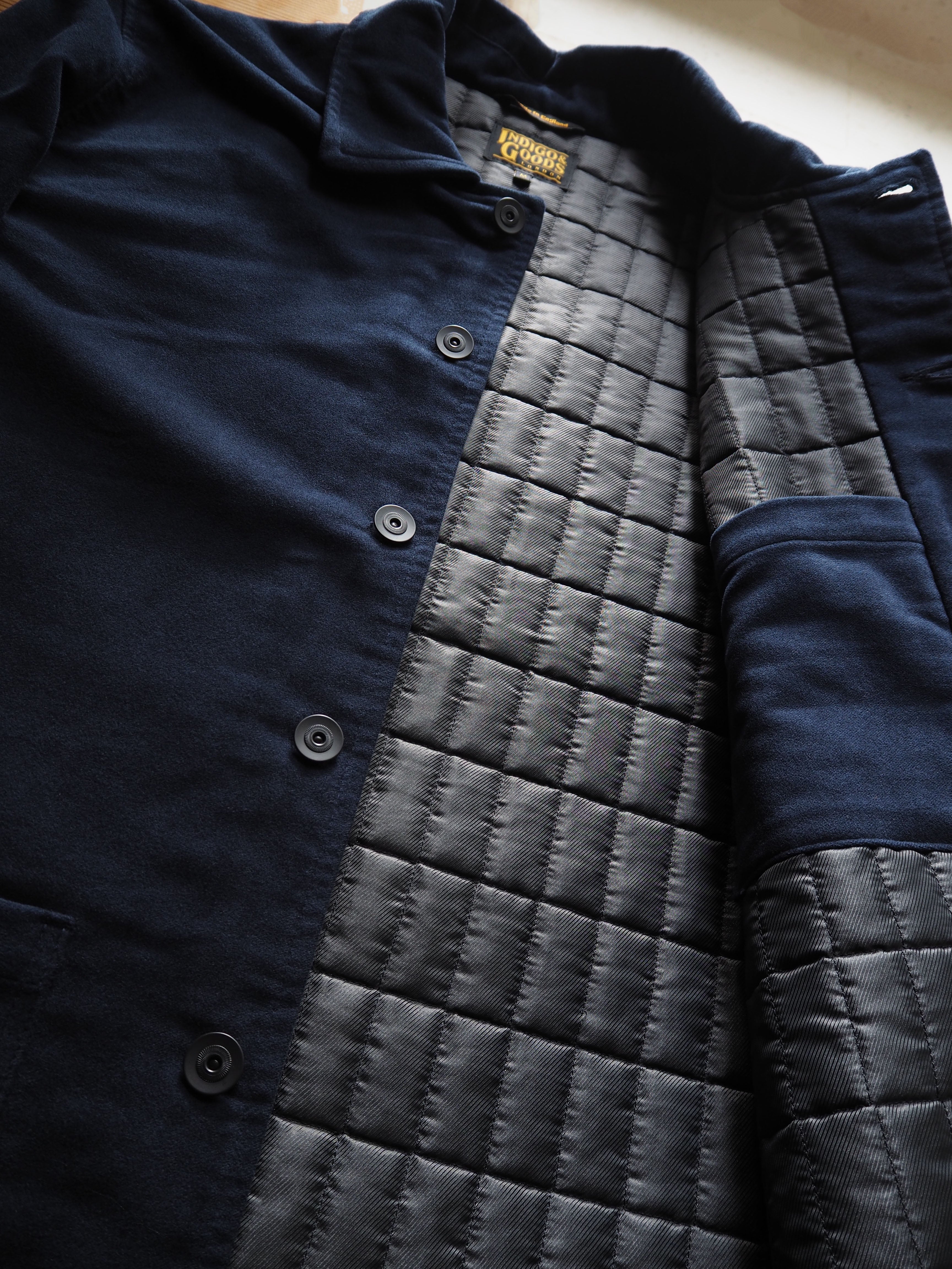 English Worker Jacket - Moleskin NAVY