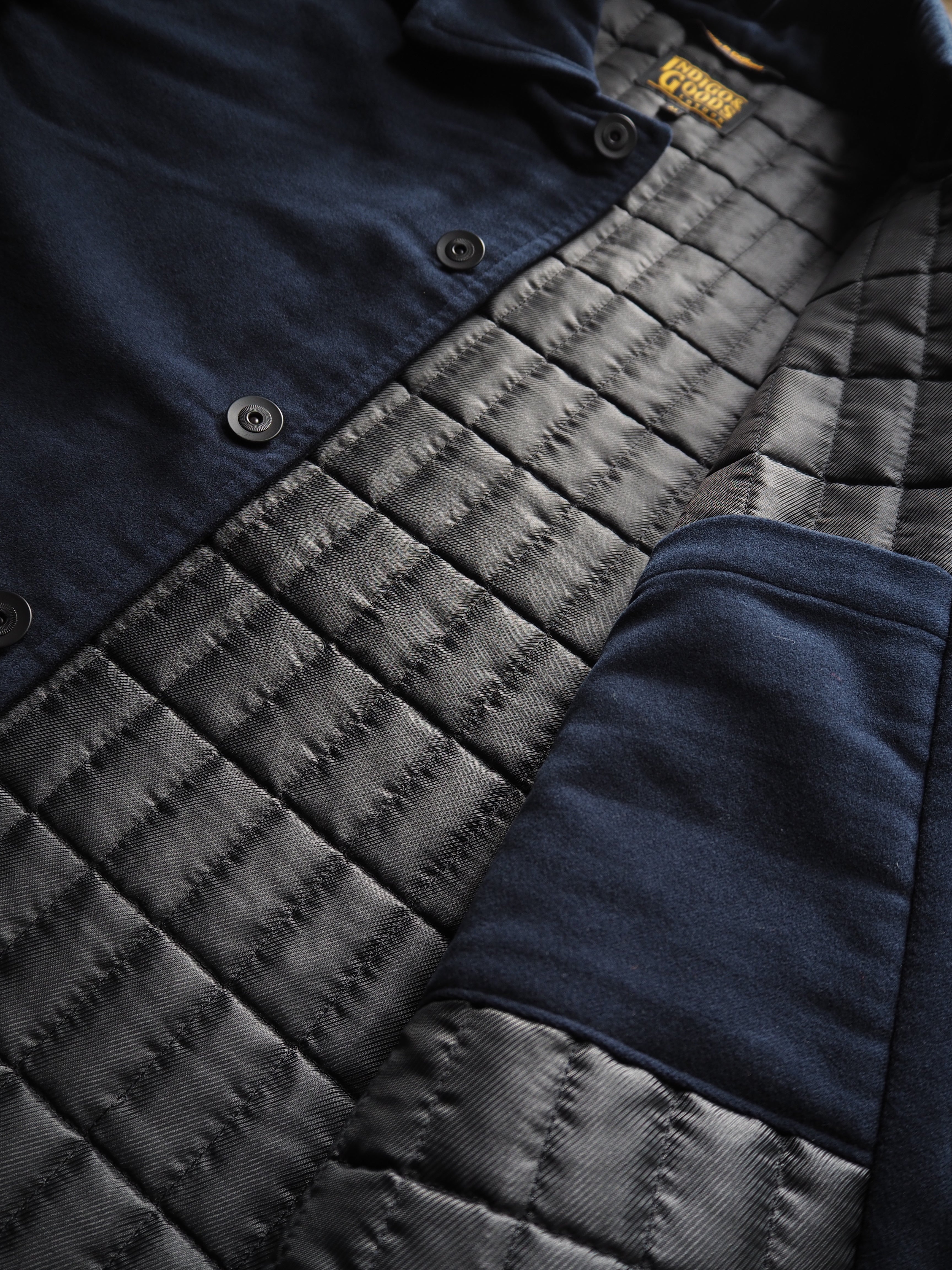 English Worker Jacket - Moleskin NAVY