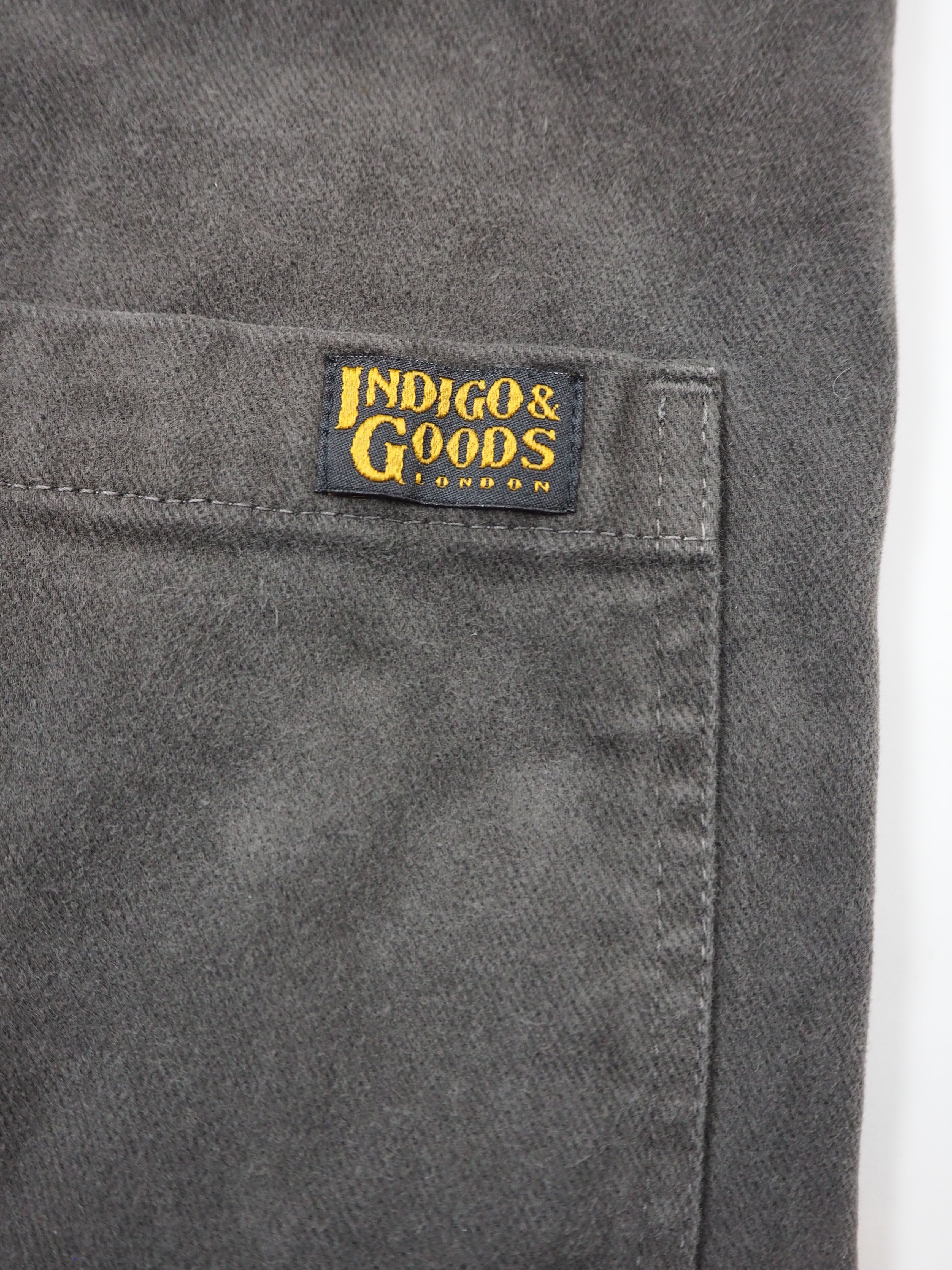 English Worker Jacket Box Fit Washed Charcoal - Premium Workwear