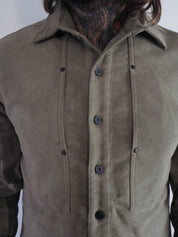 English Terrace Overshirt - Moleskin Olive