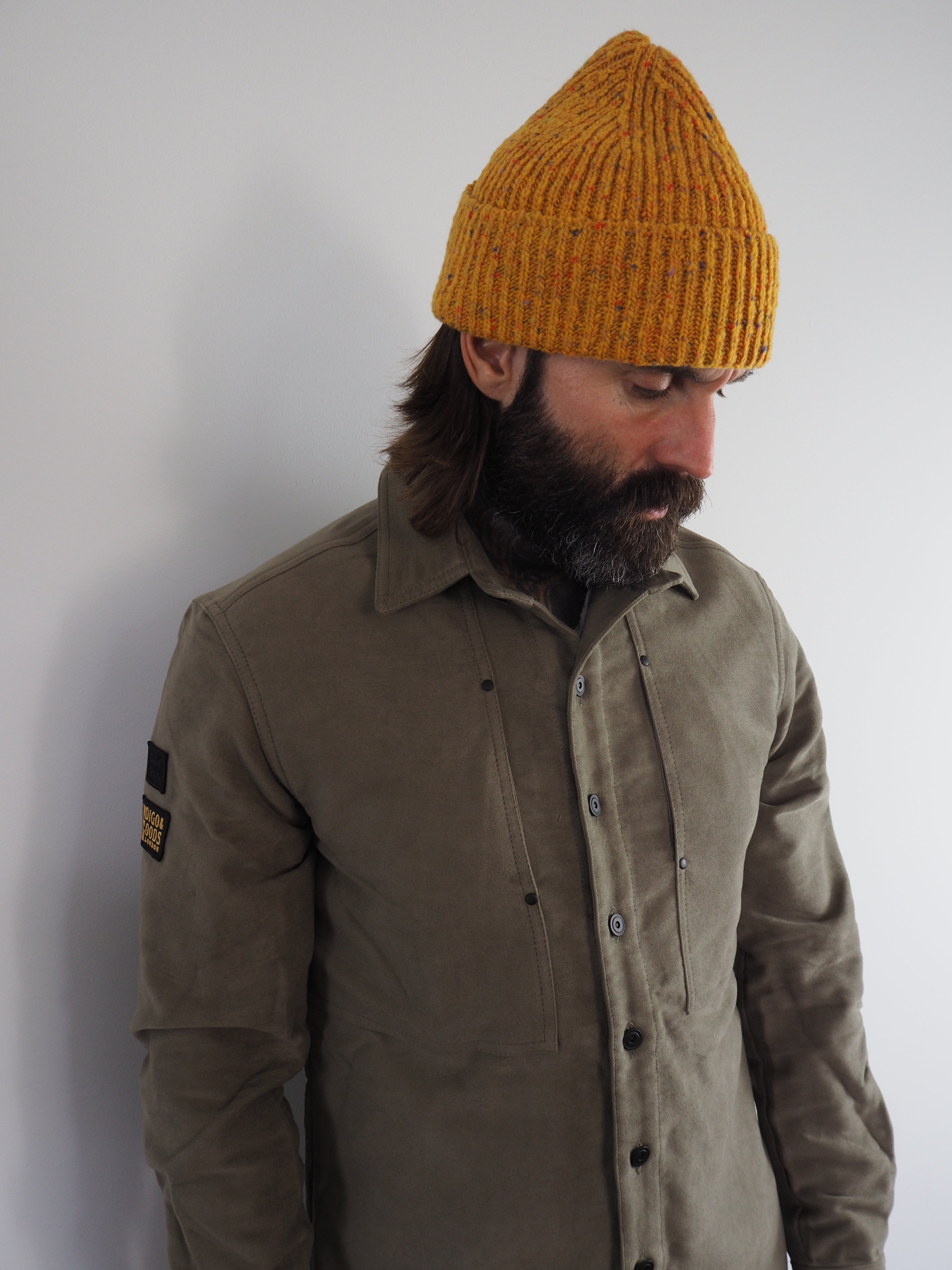 English Terrace Overshirt - Moleskin Olive