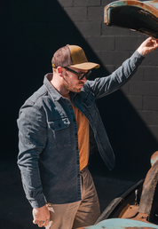 Assault Overshirt- Vintage Dye Smoke Blue