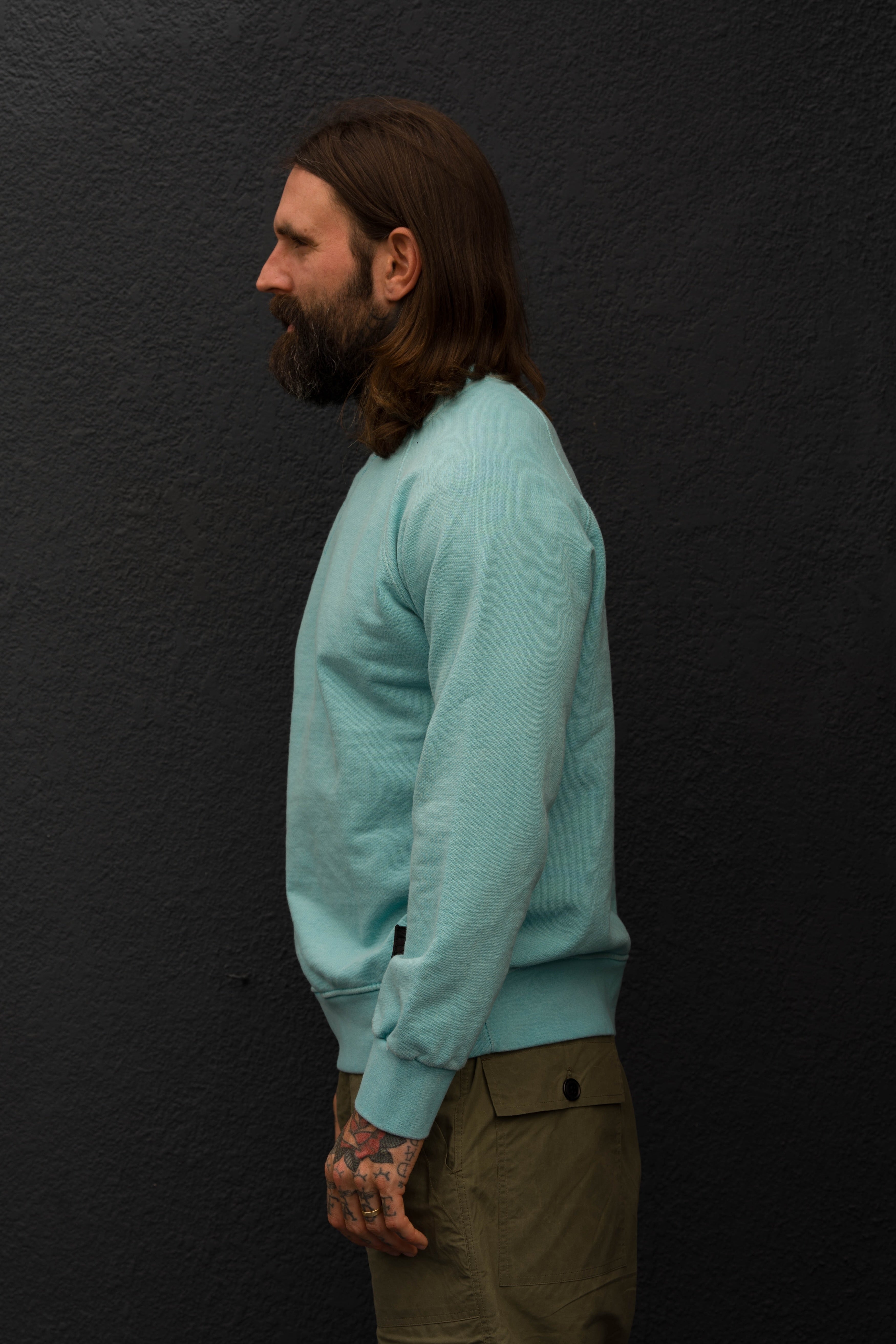 Scorpion Sweatshirt - Aqua Blue