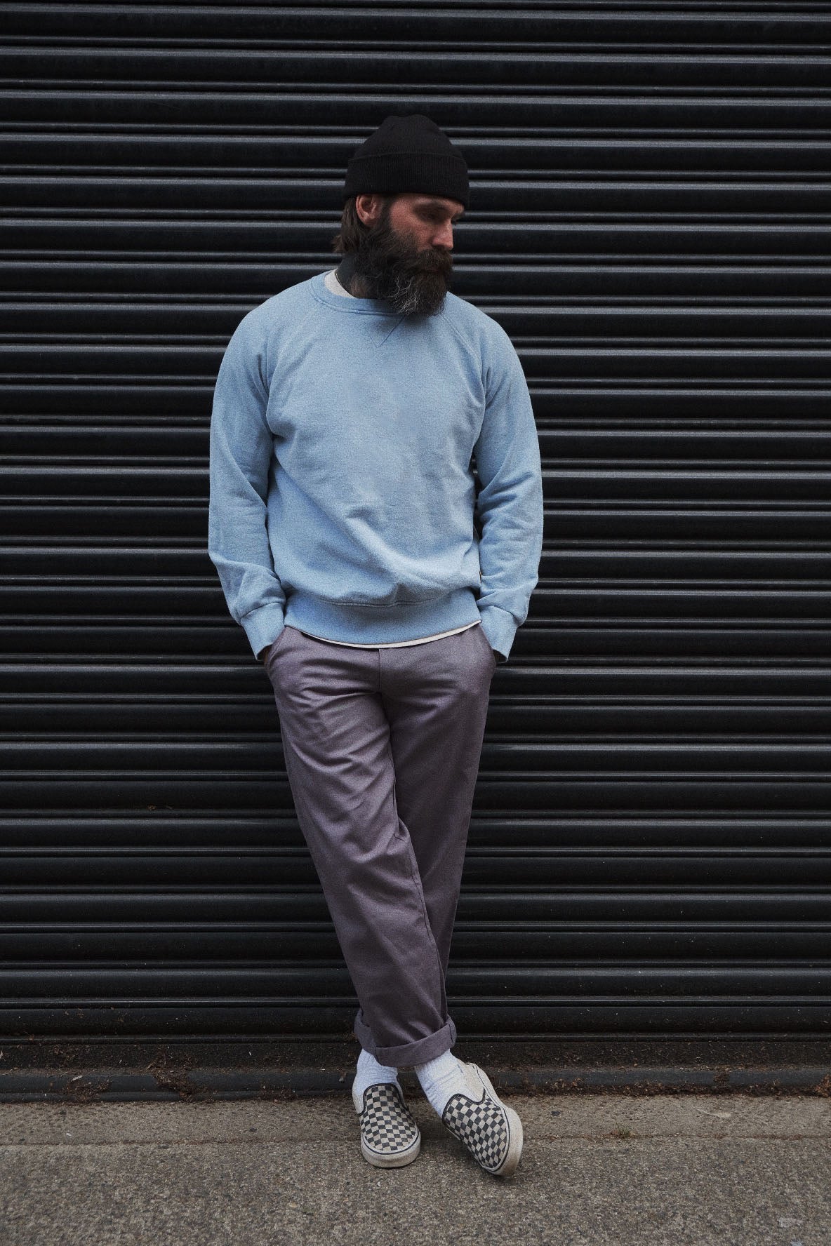 English Sweatshirt - Sky Blue