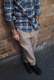 Bronson Shirt- Blue Flannel Check