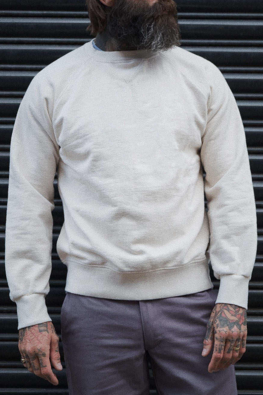 English Sweatshirt - Vintage White