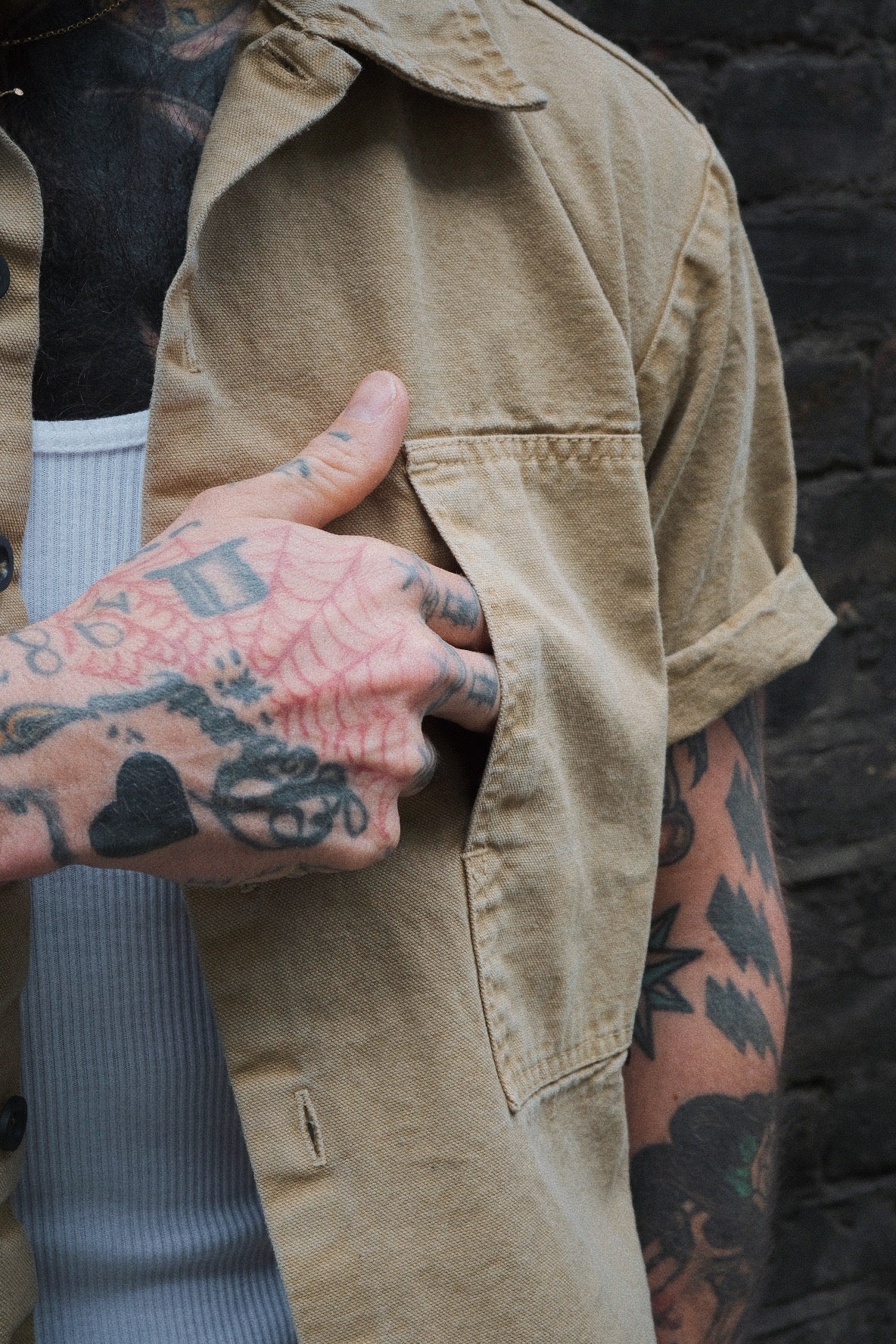 Supply Shirt - Vintage Dye Sand