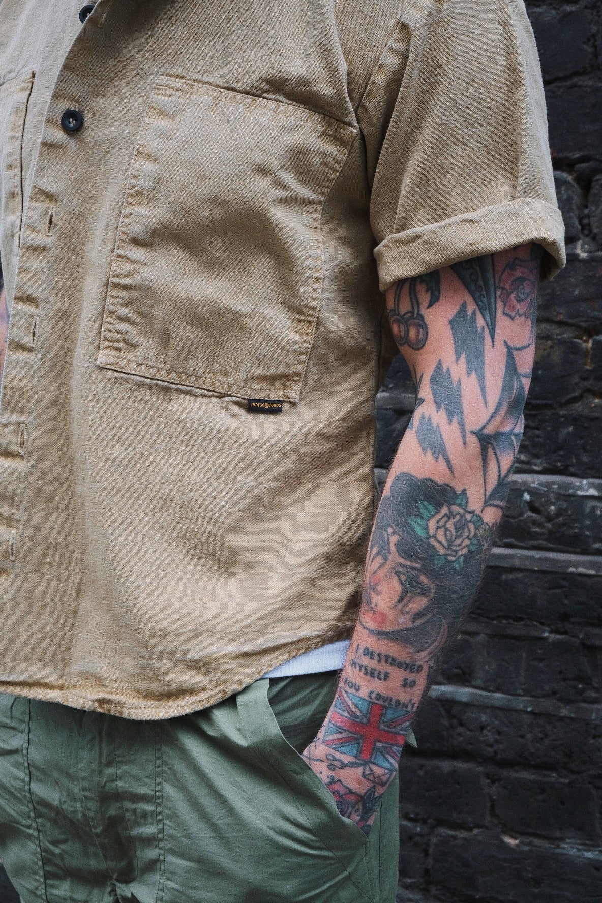 Supply Shirt - Vintage Dye Sand