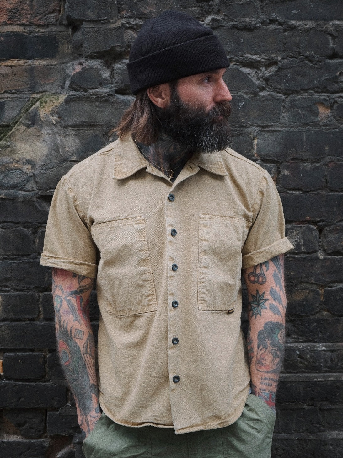 Supply Shirt - Vintage Dye Sand