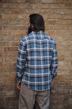 Bronson Shirt- Blue Flannel Check